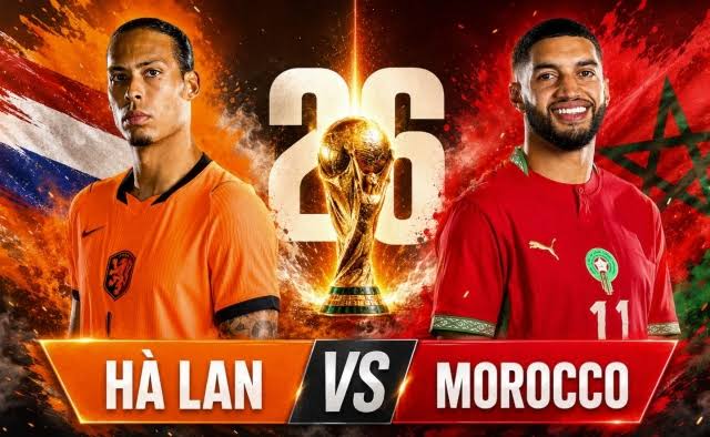 OK9: Ma Rốc vs Hà Lan tại World Cup: Trận chiến danh dự